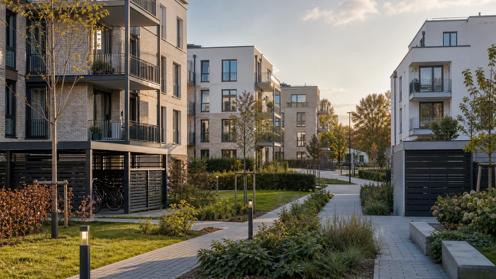 Objektbetreuung im Burgfeldquartier Bad Segeberg Modernes Wohnquartier als Referenzmotiv für FMFK Objektbetreuung im Burgfeldquartier Bad Segeberg